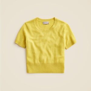J. Crew Yellow Crew Neck Sweater